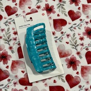 lululemon athletica Teal Jumbo Claw Clip